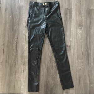 Pleather pants